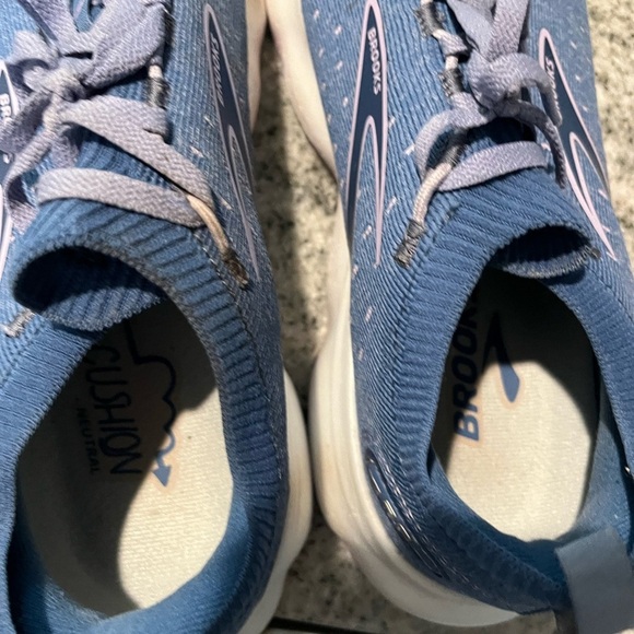COPY - COPY - Brooks Glycerin 20 Blue Knit Running Gym Shoes Sneakers Womens Si… - Picture 6 of 8